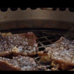 Daging sapi dipanggang di Beef Boss Summarecon Mall Kelapa Gading 2, Jakarta Utara.   (ANTARA/Nanien Yuniar)-1687928367