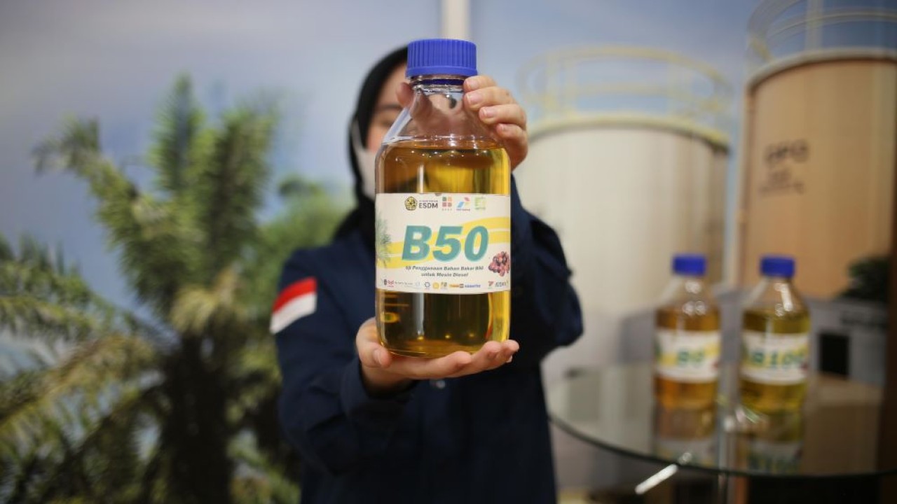 Uji B50 sukses, Indonesia makin dekat dengan swasembada energi. (Bakom)