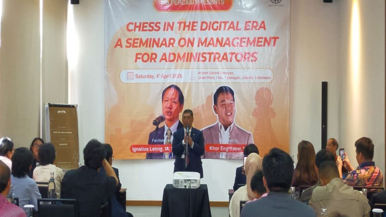 Ketua Umum PB Percasi GM Utut Adianto.