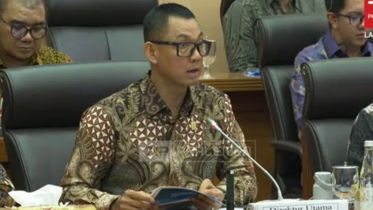 Direktur Utama PT PLN (Persero) Darmawan Prasodjo. (YouTube TVR Parlemen)