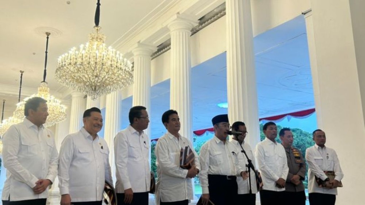 Komisi Percepatan Reformasi Polri telah menyelesaikan pertemuan dengan Presiden Prabowo Subianto di Istana Merdeka, Jakarta, Selasa, 5 Mei 2026. (Foto: NTVnews)
