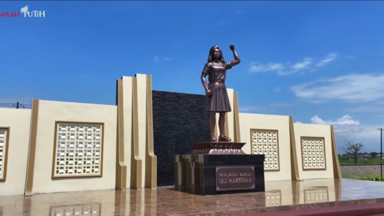 Presiden Prabowo Subianto di peresmian Museum Marsinah di Desa Nglundo, Kabupaten Nganjuk, Jawa Timur, Sabtu, 16 Mei 2026. (Foto: Istimewa)