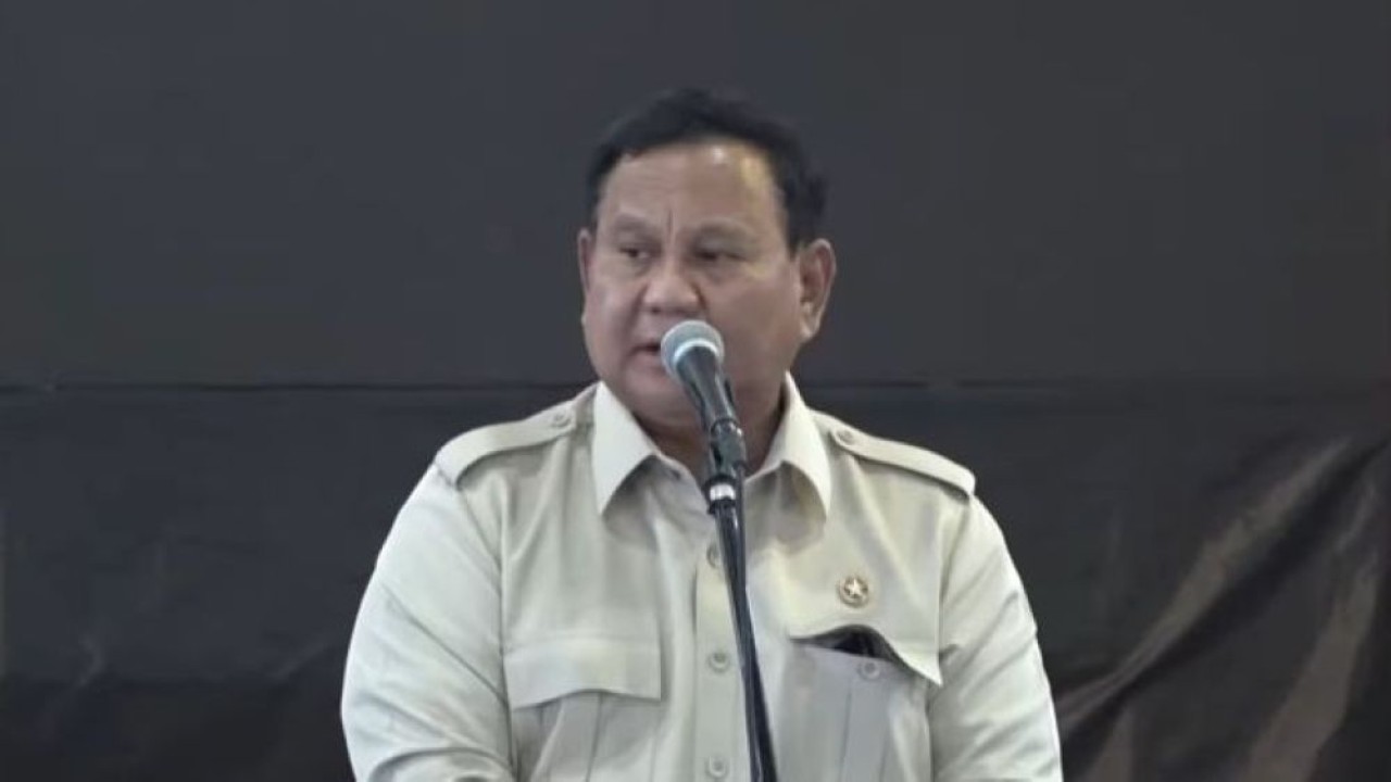 Presiden Prabowo Subianto mengunjungi Sekolah Rakyat Menengah Pertama (SRMP) 17 Tabanan, Bali, Minggu, 7 Juni 2026. (Foto: Tangkapan layar)