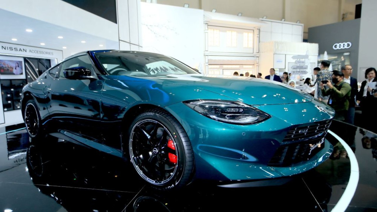 Nissan menghadirkan Nissan Fairlady Z untuk pertama kalinya di Tanah Air dalam ajang GIIAS 2026 di ICE BSD City, Kabupaten Tangerang, Banten. (Foto: Dok/Istimewa/Nissan Indonesia)