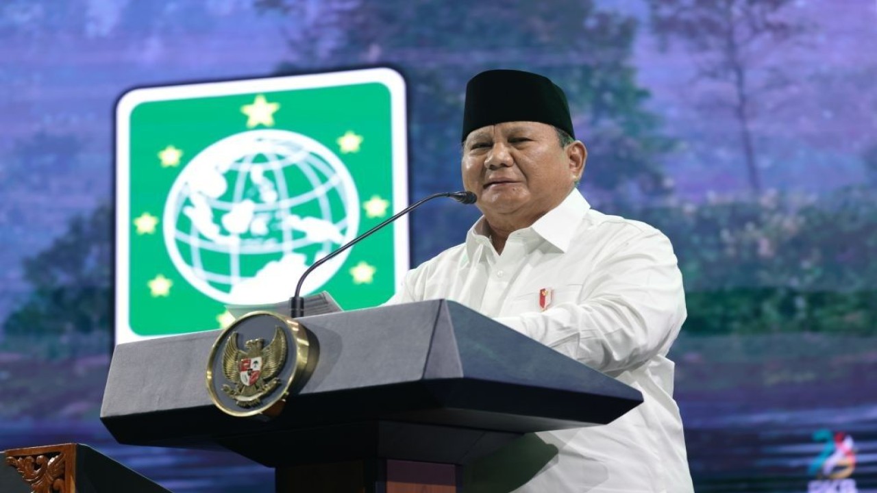 Presiden Prabowo Subianto menghadiri Hari Lahir (Harlah) ke-28 PKB di Jakarta Convention Center (JCC), Senayan, Jakarta, Kamis, 23 Juli 2026 malam. (Foto: Dok/Istimewa/Bakom RI)