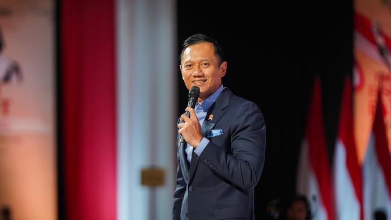 Menteri Koordinator Bidang Infrastruktur dan Pembangunan Kewilayahan Agus Harimurti Yudhoyono (AHY)