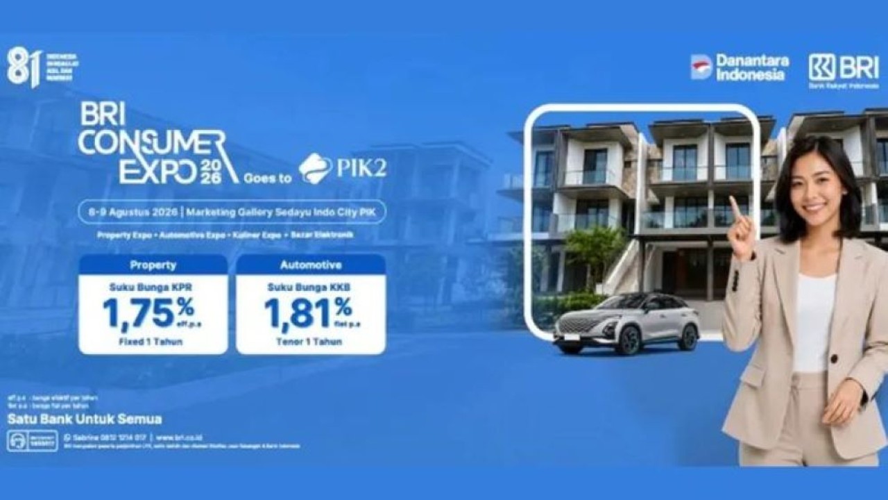 BRI Consumer Expo 2026 Goes to PIK2. (BRI)