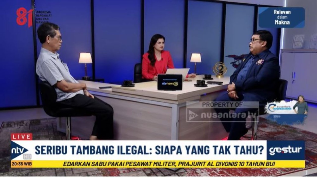 Program Gestur Nusantara TV episode Kamis, 20 Agustus 2026. (Tangkapan layar Youtube Nusantara TV: @NusantaraTVOfficial)