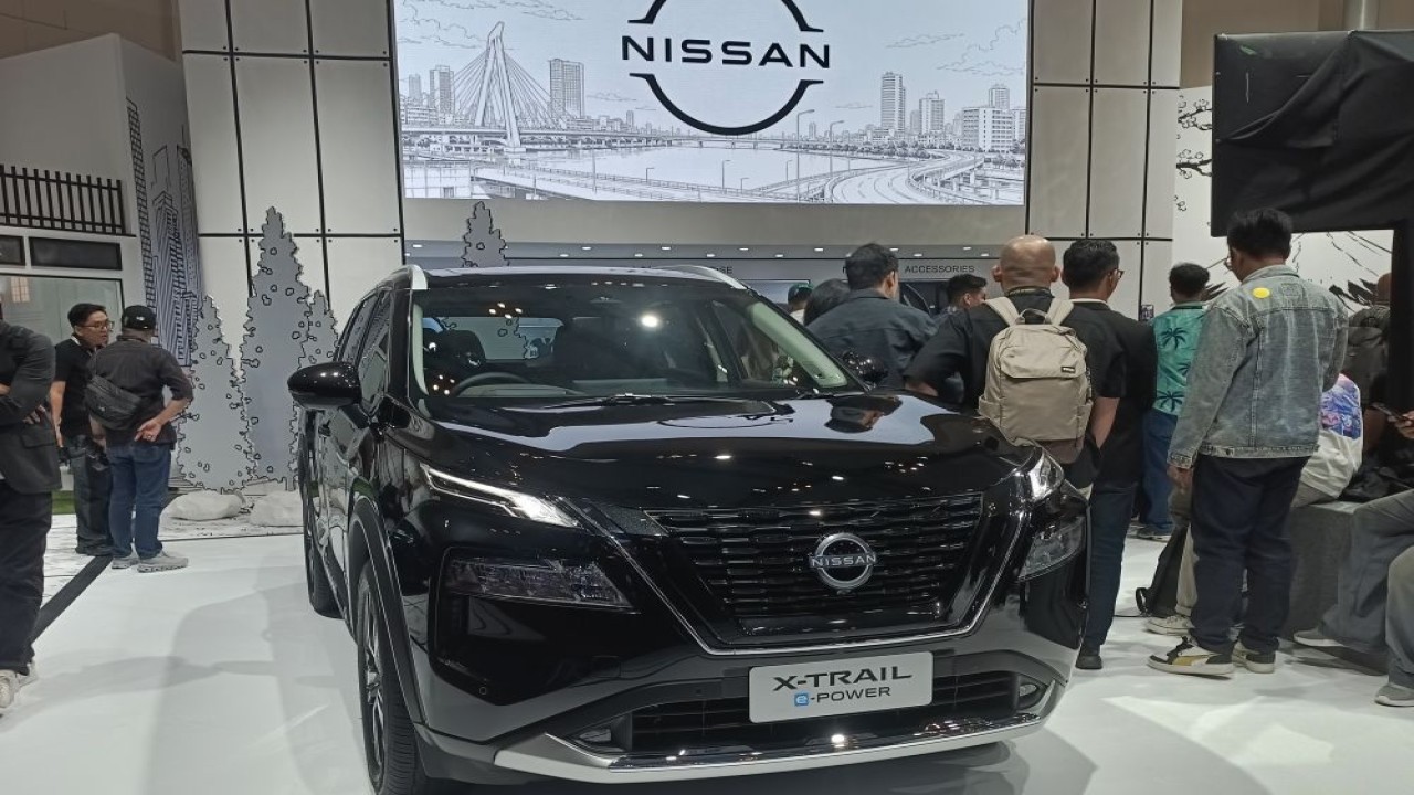 Ilustrasi. Nissan turut berpartisipasi di ajang pameran GIIAS 2026 di ICE BSD City, Kabupaten Tangerang, Banten. (Foto: Adiantoro/NTV)