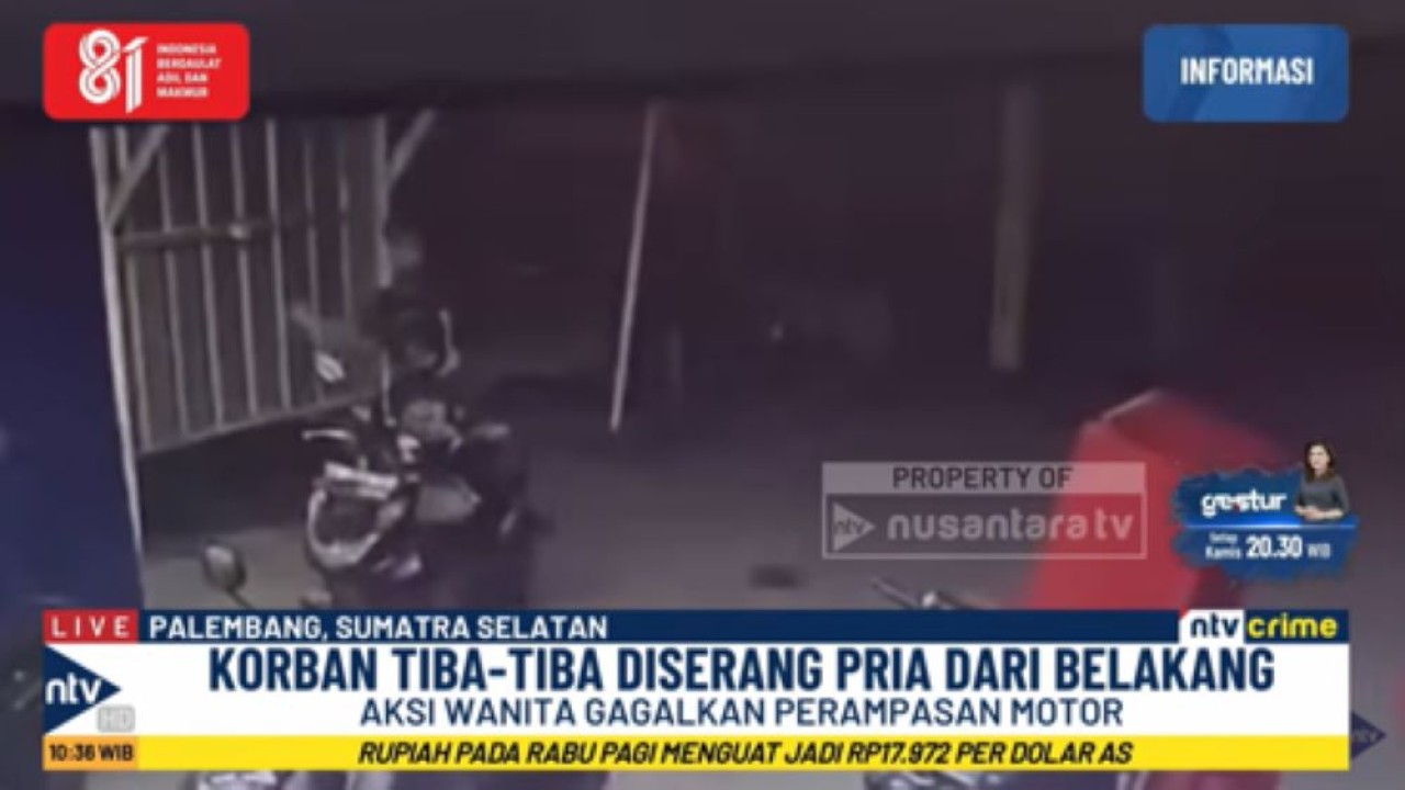 Seorang wanita nekat lawan begal yang ingin merampas motornya