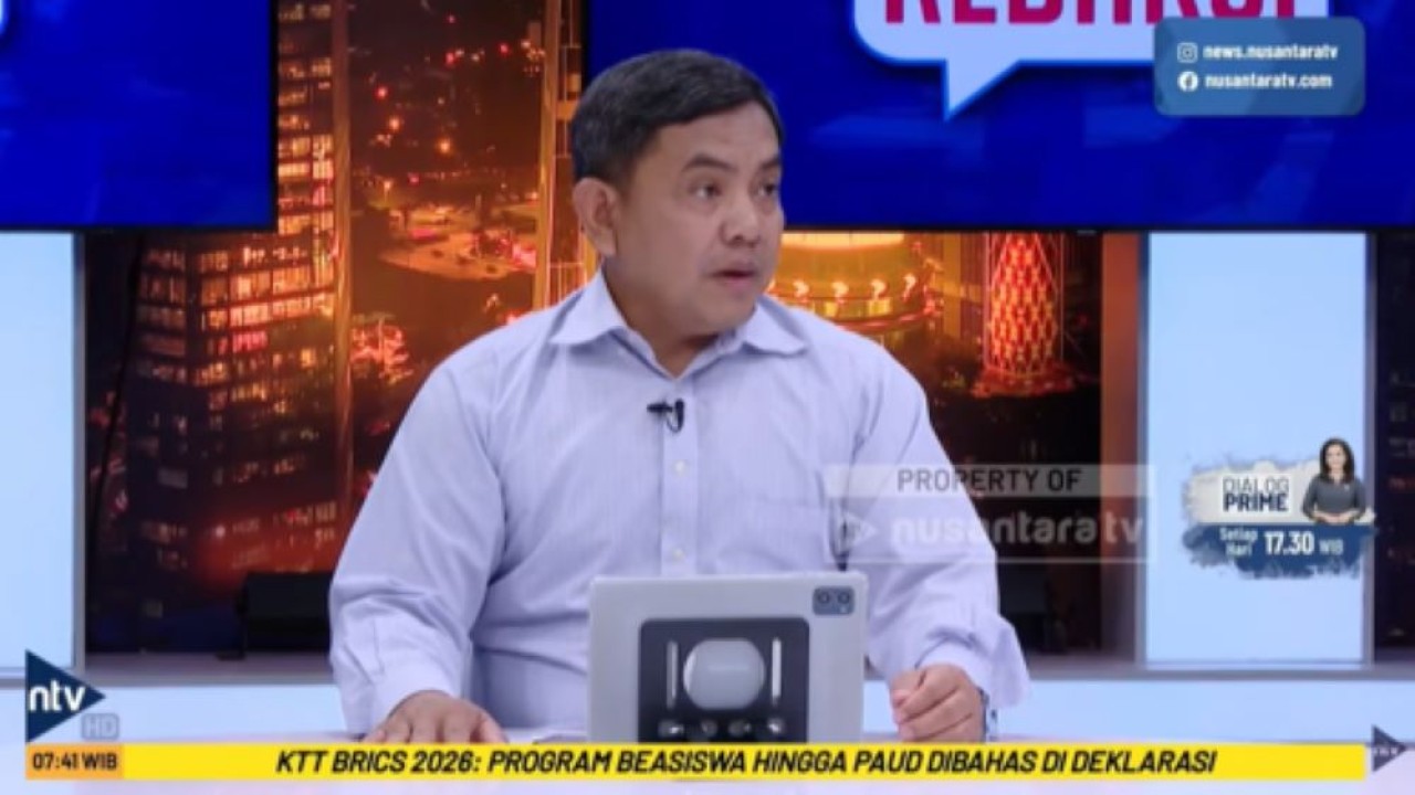 Pakar gempa bumi dan tsunami dari Ikatan Ahli Kebencanaan Indonesia, Dr Daryono dalam program DARI MEJA REDAKSI di Nusantara TV